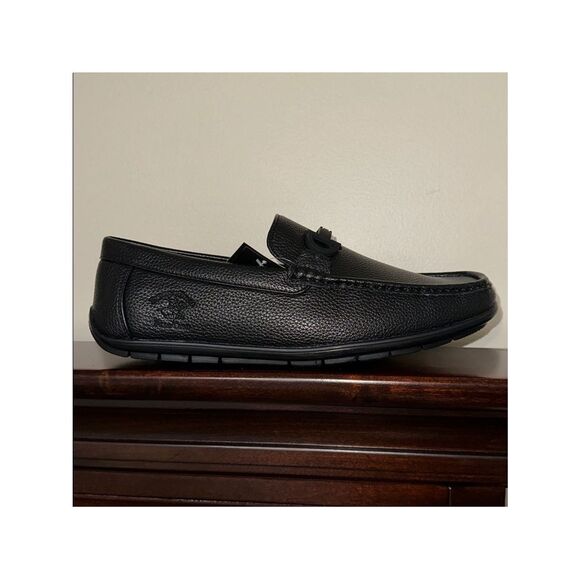 Beverly Hills PC 12 Black BRUNSWICK Faux Leather Loafers Driver Moccasins main image 9